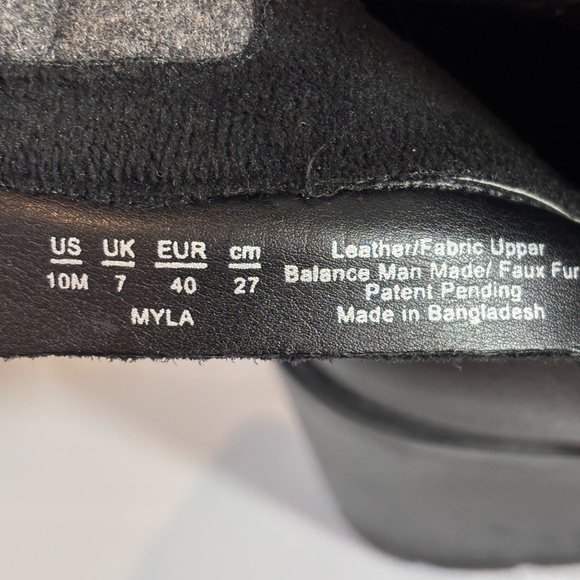 Naturalizer Women's Ankle Boots Black SZ 10 Waterproof Block Heel Round Toe - Picture 9 of 14